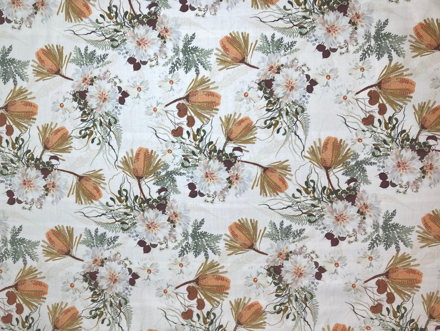 drum shade, lampshade, lamp shade, home decor, flowers, woodland, Bohemian, Banksia