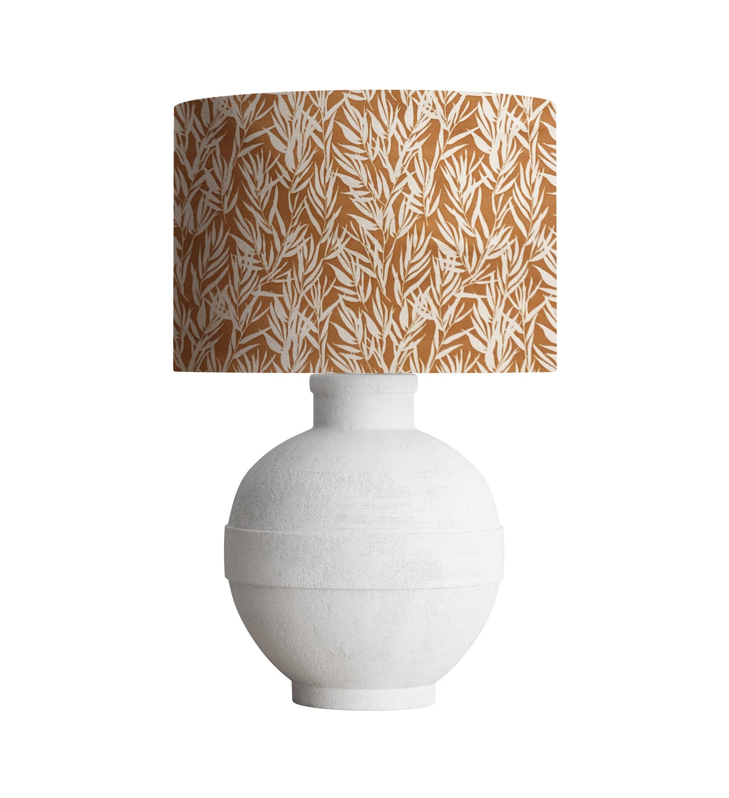 drum shade, lampshade, lamp shade, home wild grass, cream and rust colored, natural, cottage, contemporary