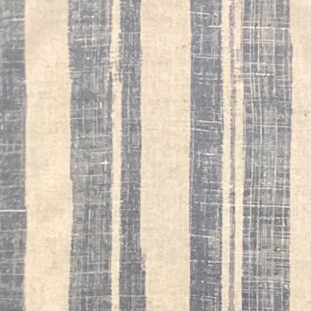 Blue Striped Drum Lampshade, Cottage Farmhouse Decor