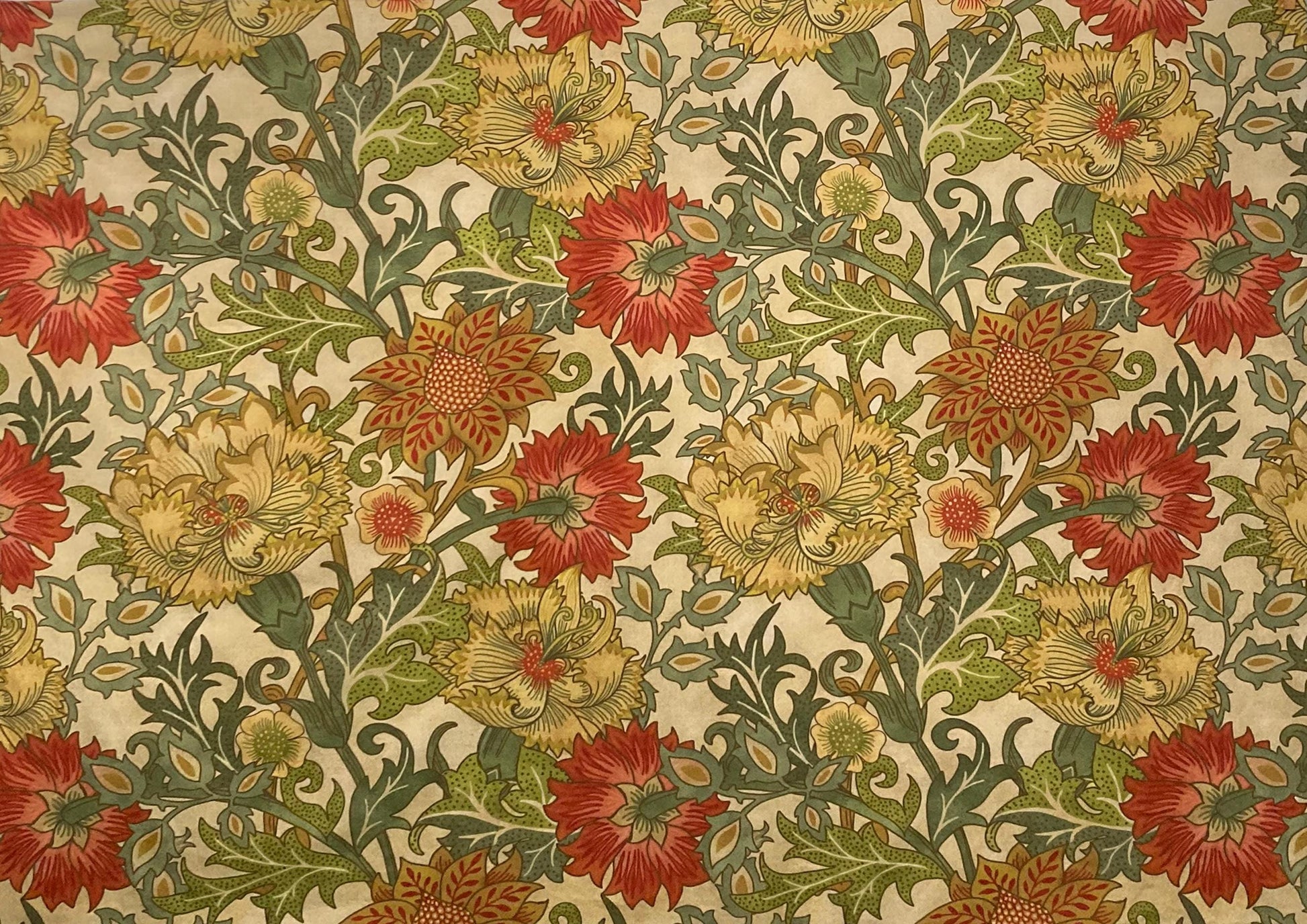NEW!!! Drum shade, lampshade, lamp shade, home decor, beautiful large florals on a taupe background