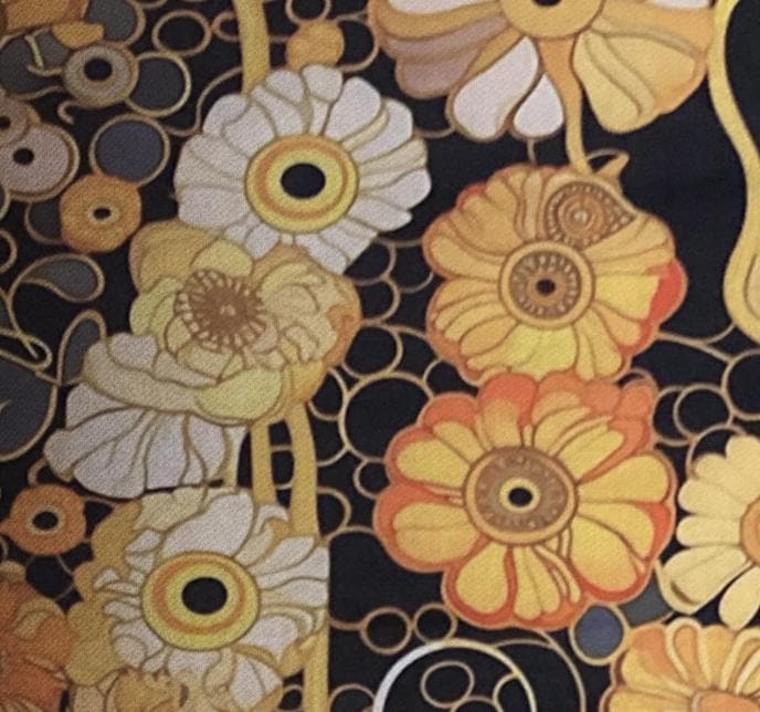 NEW!!! drum shade, lampshade, lamp shade, home decor, golden sunflowers inspired by Gustav Klimt